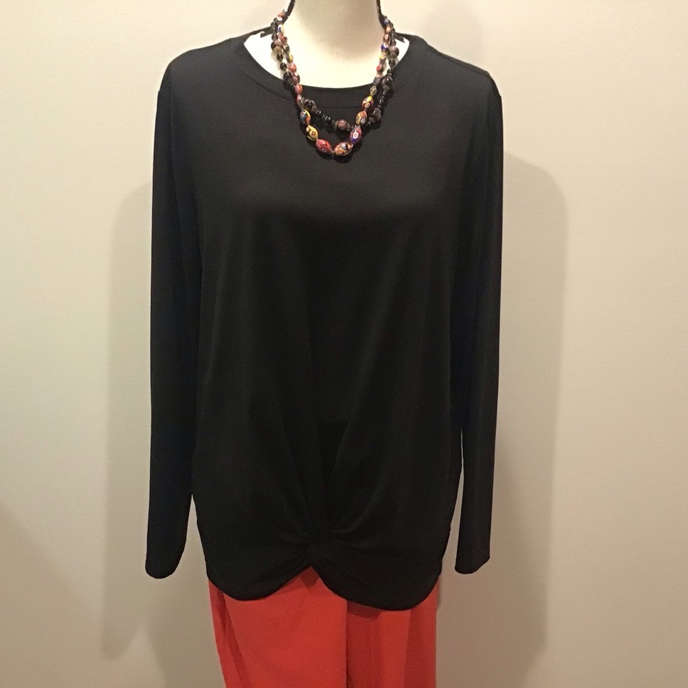 G by giulianna knot hem basic tee